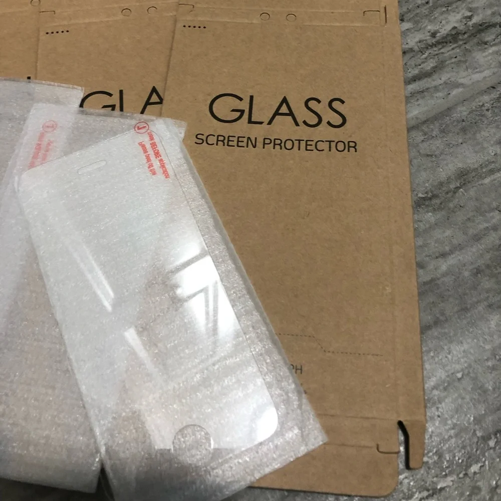iPhone 5s glass screen protector’s five pack.